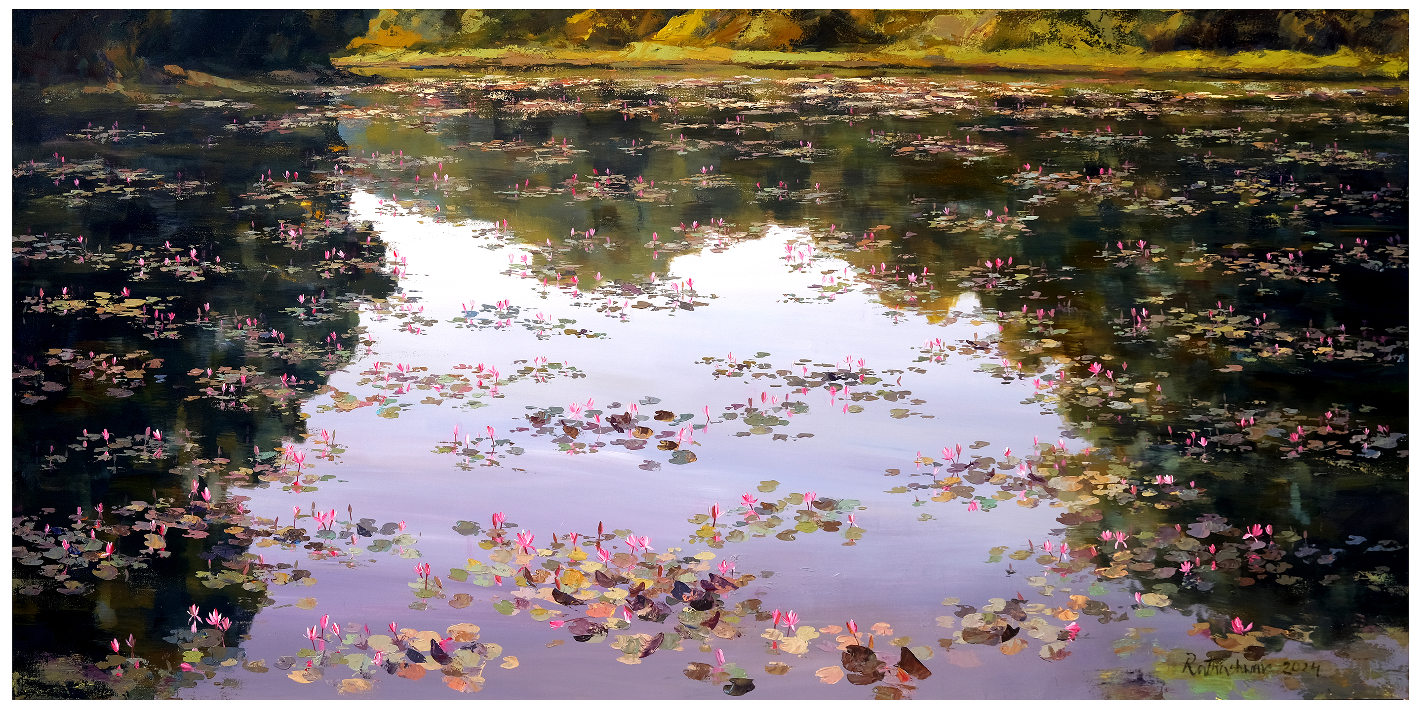 Waterlily 36, 120x240cm