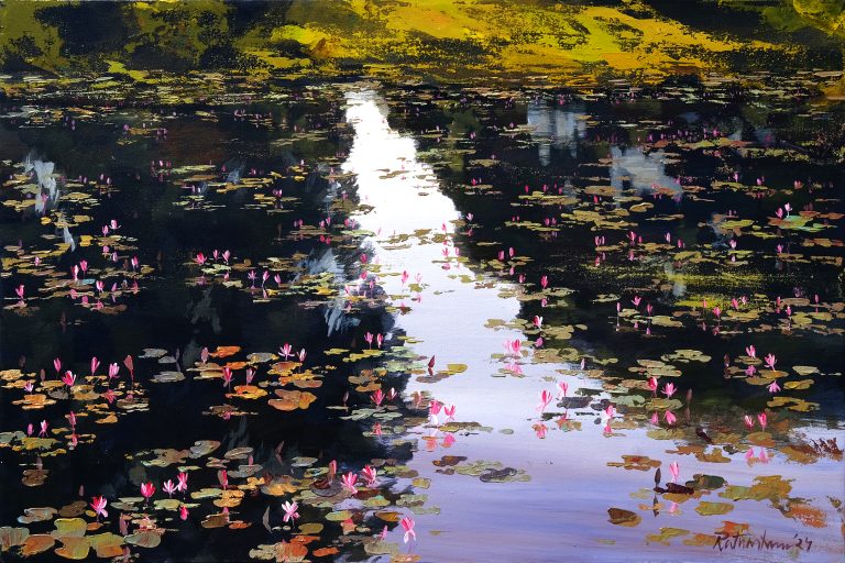 waterlily 38, 60x90cm